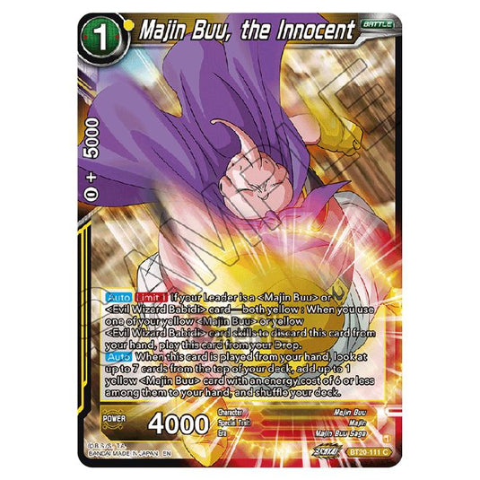 Dragon Ball Super - B20 - Power Absorbed - Majin Buu, the Innocent - BT20-111