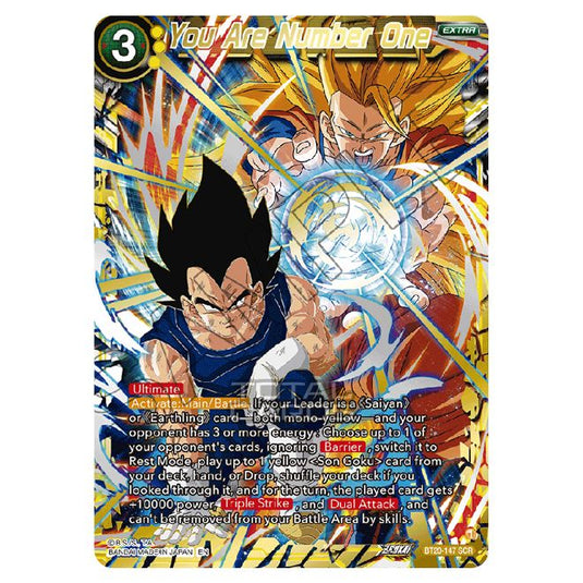 Dragon Ball Super - B20 - Power Absorbed - You Are Number One (Gold Stamped Alternate Art) - BT20-147a