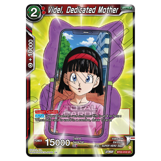 Dragon Ball Super - B22 - Critical Blow - Videl, Dedicated Mother - BT22-018