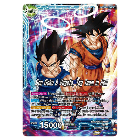 Dragon Ball Super - B22 - Critical Blow - Son Goku - BT22-031