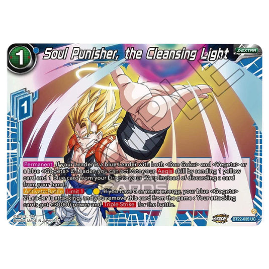 Dragon Ball Super - B22 - Critical Blow - Soul Punisher, the Cleansing Light - BT22-035