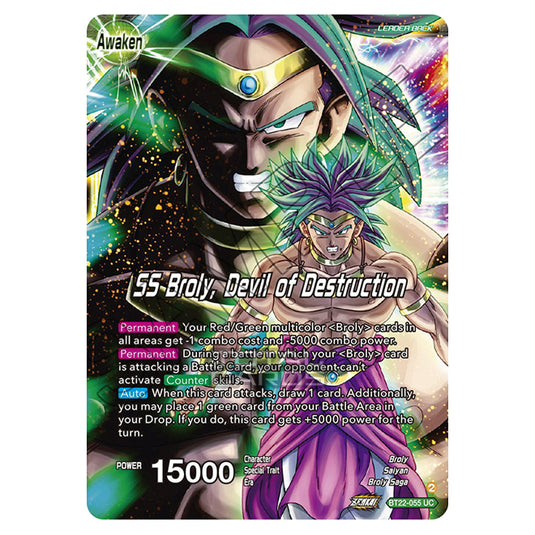 Dragon Ball Super - B22 - Critical Blow - Broly & Paragus - BT22-055