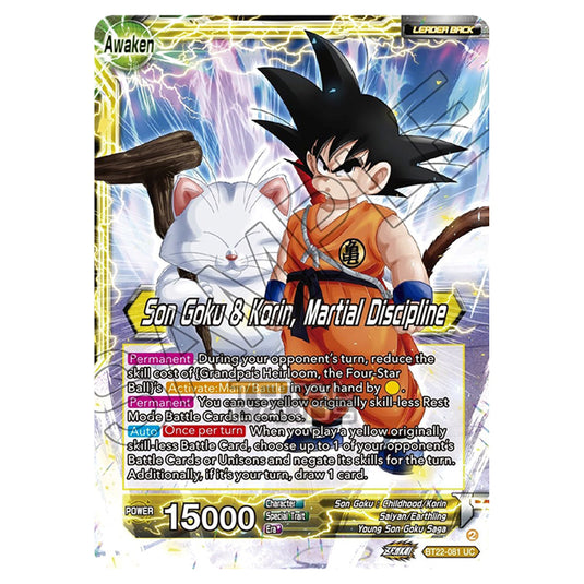 Dragon Ball Super - B22 - Critical Blow - Son Goku - BT22-081