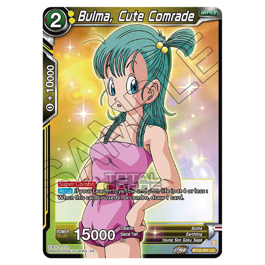 Dragon Ball Super - B22 - Critical Blow - Bulma, Cute Comrade - BT22-091