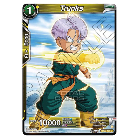 Dragon Ball Super - B22 - Critical Blow - Trunks - BT22-109