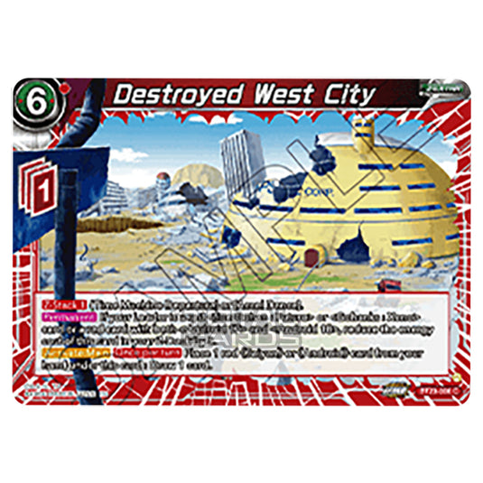 Dragon Ball Super - B23 - Perfect Combination - Destroyed West City - BT23-006