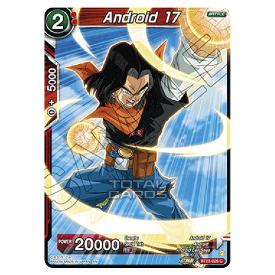 Dragon Ball Super - B23 - Perfect Combination - Android 17 - BT23-026