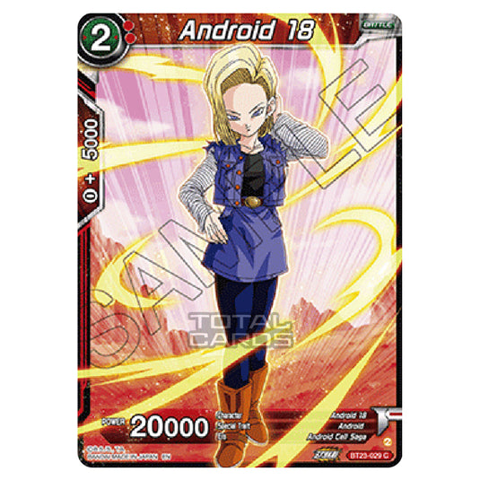 Dragon Ball Super - B23 - Perfect Combination - Android 18 - BT23-029