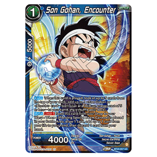 Dragon Ball Super - B23 - Perfect Combination - Son Gohan, Encounter - BT23-047