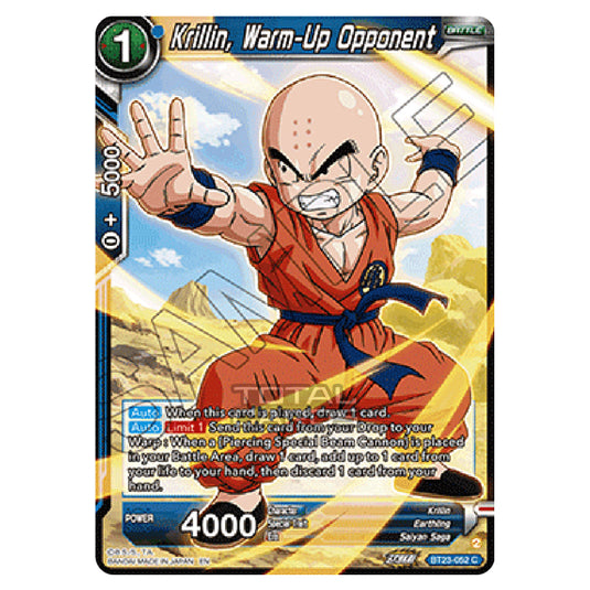 Dragon Ball Super - B23 - Perfect Combination - Krillin, Warm-Up Opponent - BT23-052