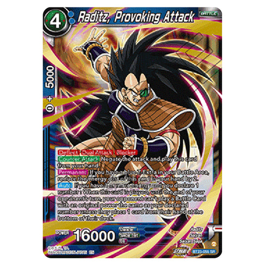 Dragon Ball Super - B23 - Perfect Combination - Raditz, Provoking Attack - BT23-055