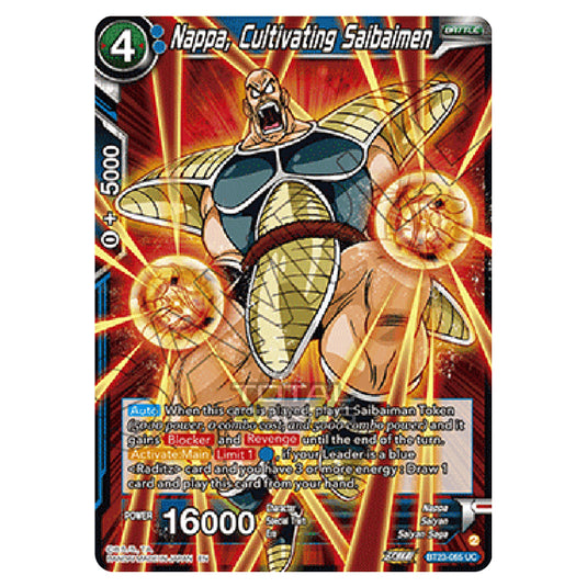 Dragon Ball Super - B23 - Perfect Combination - Nappa, Cultivating Saibaimen - BT23-065