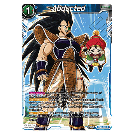 Dragon Ball Super - B23 - Perfect Combination - Abducted - BT23-070