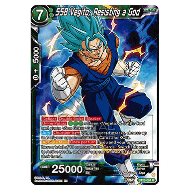 Perfect Ssb Dragon Ball Super - B23 - Perfect Combination - SSB Vegito, Resisting