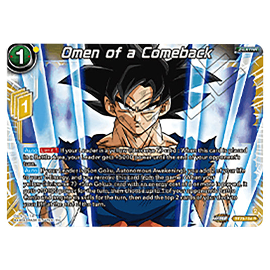 perfect combination dragon ball super card game Dragon Ball Super - B23 - Perfect Combination - Omen of a Comeback