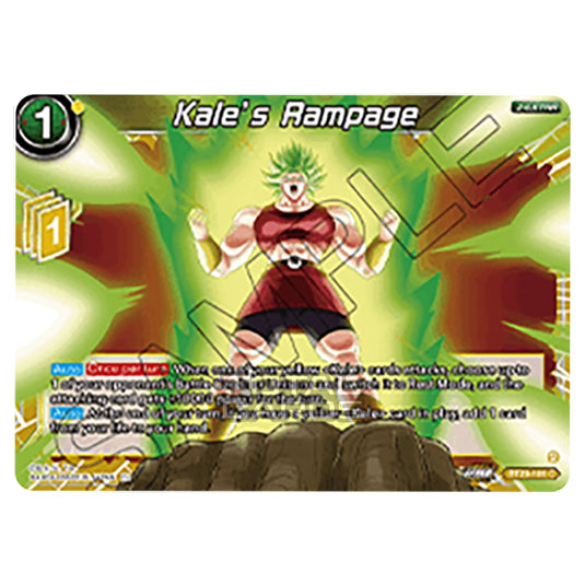 Dragon Ball Super - B23 - Perfect Combination - Kale’s Rampage - BT23-105