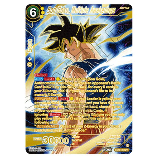 Dragon Ball Super - B23 - Perfect Combination - Son Goku, Multiple Awakenings - BT23-109-SPR