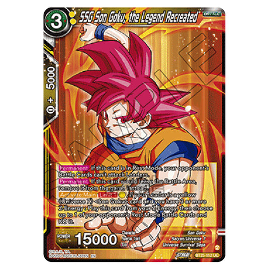 Dragon Ball Super - B23 - Perfect Combination - SSG Son Goku, the Legend Recreated - BT23-112