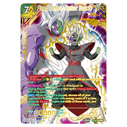 Dragon Ball Super - B23 - Perfect Combination - Fused Zamasu, Deviant Tenacity - BT23-135-SPR