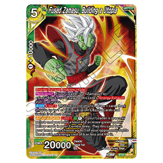 Dragon Ball Super - B23 - Perfect Combination - Fused Zamasu, Building a Utopia - BT23-136