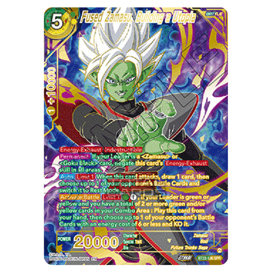 Dragon Ball Super - B23 - Perfect Combination - Fused Zamasu, Building a Utopia - BT23-136-SPR