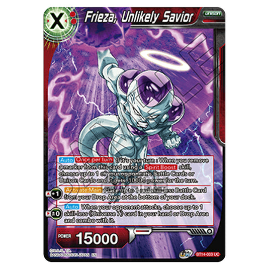 Dragon Ball Super - B14 - Cross Spirits - Frieza, Unlikely Savior - BT14-003