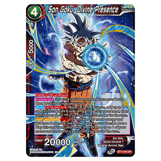 Dragon Ball Super - B14 - Cross Spirits - Son Goku, Divine Presence - BT14-005