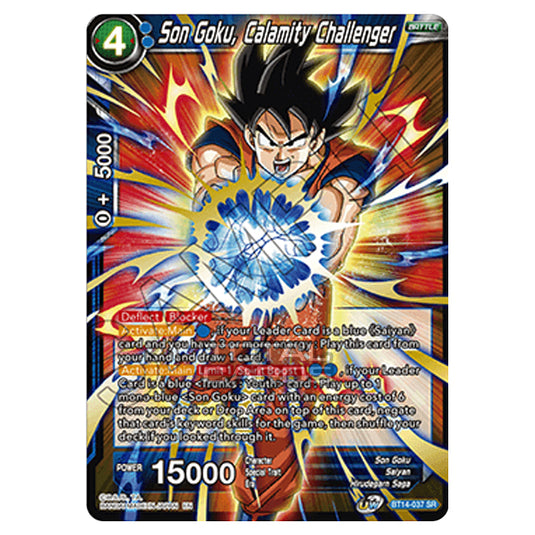 Dragon Ball Super - B14 - Cross Spirits - Son Goku, Calamity Challenger - BT14-037