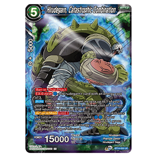 Dragon Ball Super - B14 - Cross Spirits - Hirudegarn, Catastrophic Combination - BT14-055