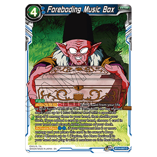 Dragon Ball Super - B14 - Cross Spirits - Foreboding Music Box - BT14-057