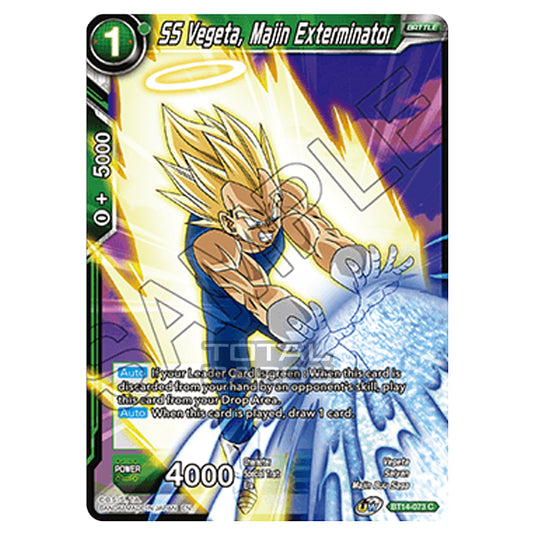 Dragon Ball Super - B14 - Cross Spirits - SS Vegeta, Majin Exterminator - BT14-073