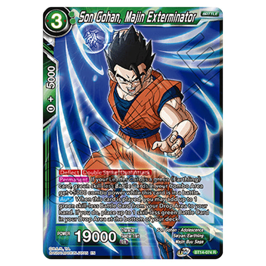 Dragon Ball Super - B14 - Cross Spirits - Son Gohan, Majin Exterminator - BT14-074