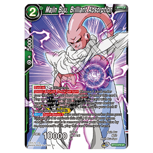 Dragon Ball Super - B14 - Cross Spirits - Majin Buu, Brilliant Absorption - BT14-079