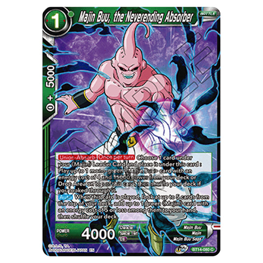 Dragon Ball Super - B14 - Cross Spirits - Majin Buu, the Neverending Absorber - BT14-080