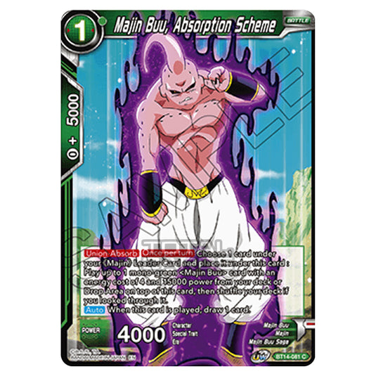 Dragon Ball Super - B14 - Cross Spirits - Majin Buu, Absorption Scheme - BT14-081