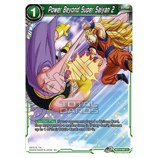 Dragon Ball Super - B14 - Cross Spirits - Power Beyond Super Saiyan 2 - BT14-087