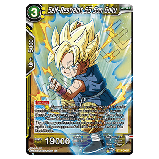 Dragon Ball Super - B14 - Cross Spirits - Self-Restraint SS Son Goku - BT14-096