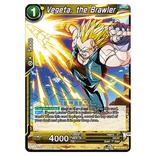 Dragon Ball Super - B14 - Cross Spirits - Vegeta, the Brawler - BT14-101