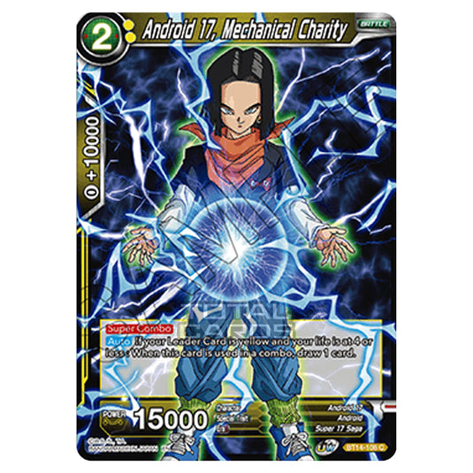 Dragon Ball Super - B14 - Cross Spirits - Android 17, Mechanical Charity - BT14-108