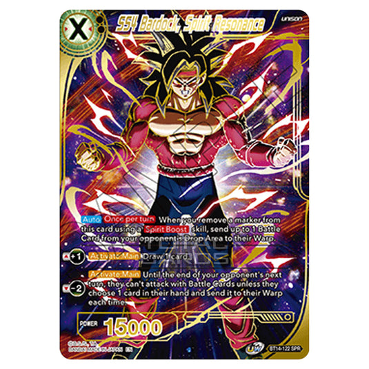 Dragon Ball Super - B14 - Cross Spirits - SS4 Bardock, Spirit Resonance - BT14-122_SPR