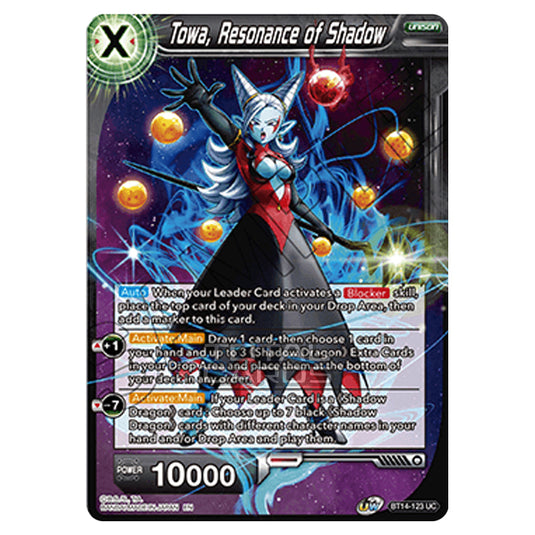 Dragon Ball Super - B14 - Cross Spirits - Towa, Resonance of Shadow - BT14-123