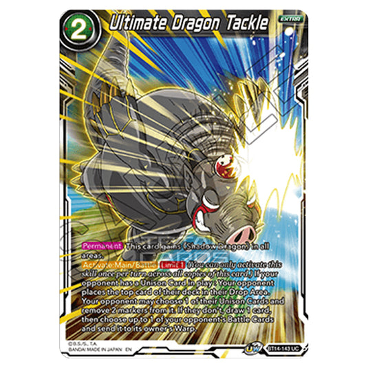 Dragon Ball Super - B14 - Cross Spirits - Ultimate Dragon Tackle - BT14-143