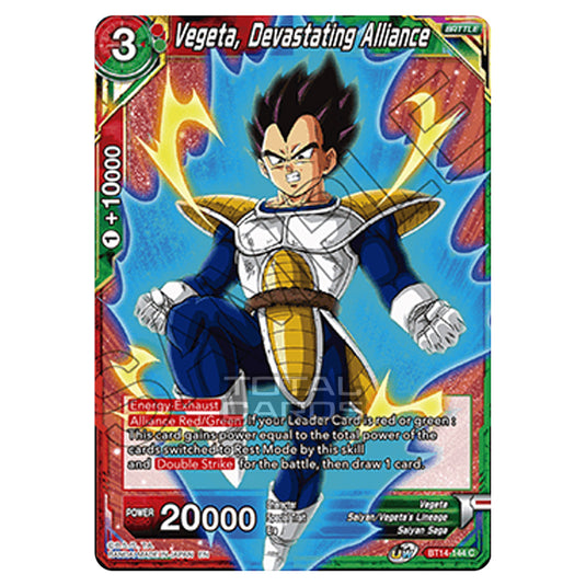 Dragon Ball Super - B14 - Cross Spirits - Vegeta, Devastating Alliance - BT14-144