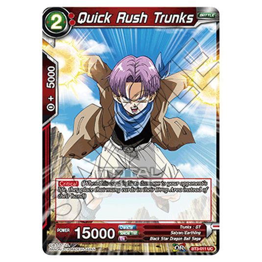 Dragon Ball Super - B03 - Cross Worlds - Quick Rush Trunks - BT3-011