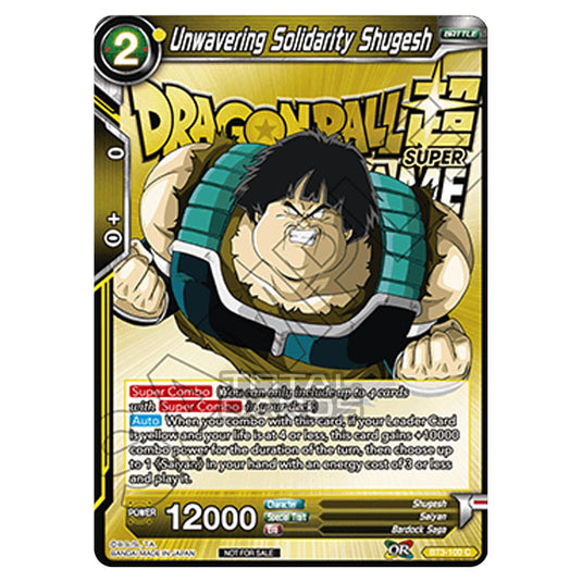 Dragon Ball Super - B03 - Cross Worlds - Unwavering Solidarity Shugesh - BT3-100_PR