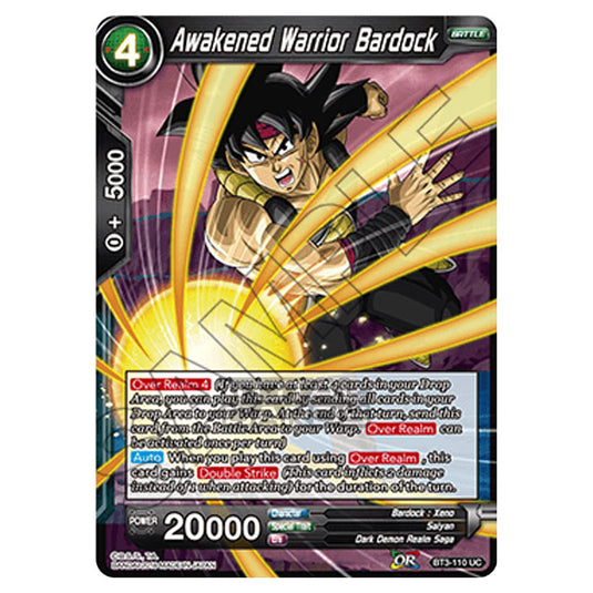 Dragon Ball Super - B03 - Cross Worlds - Awakened Warrior Bardock - BT3-110