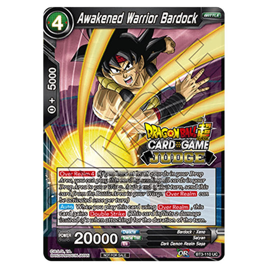 Dragon Ball Super - B03 - Cross Worlds - Awakened Warrior Bardock - BT3-110_PR