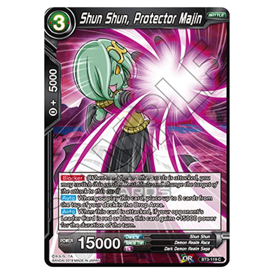 Dragon Ball Super - B03 - Cross Worlds - Shun Shun, Protector Majin - BT3-119