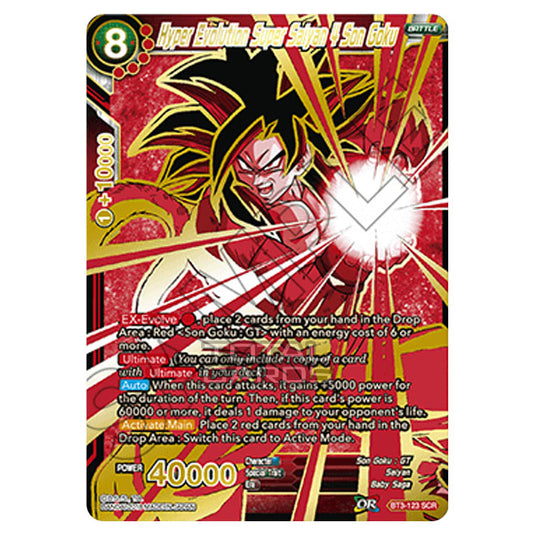 Dragon Ball Super - B03 - Cross Worlds - Hyper Evolution Super Saiyan 4 Son Goku - BT3-123