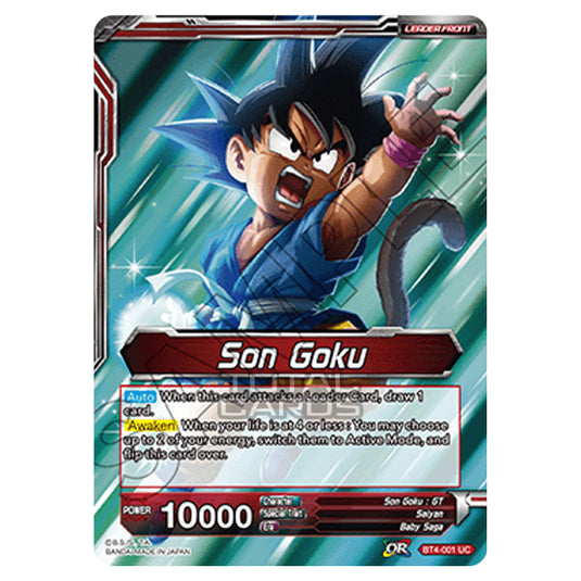 Dragon Ball Super - B04 - Colossal Warfare - Son Goku - BT4-001